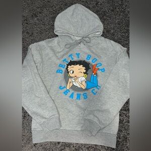 Betty Boop Gray Hoodie